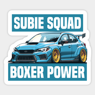 WRX STI Car Art - Subaru Impreza Modified JDM Sports Car Sticker